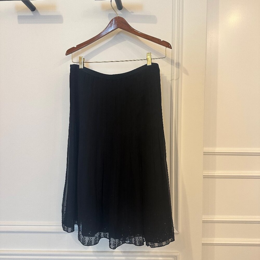 J Crew 100% Silk dress with sequin detail